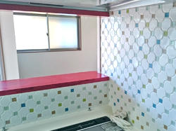 ナノダイヤモンド施工鶴見新築住宅シンク右