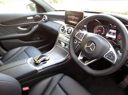 ナノダイヤモンド施工メルセデスベンツ運転席