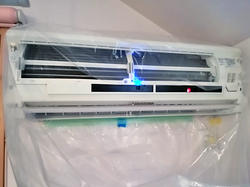 ナノダイヤモンド施工エアコン試運転