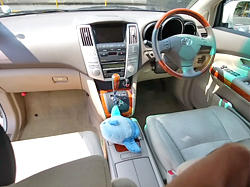 ナノダイヤモンド施工ファミリーカー②運転席