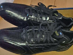 ナノダイヤモンド施工野球スパイク黒